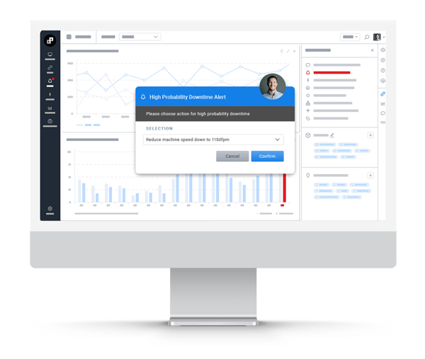 TwinThread Uptime application screen TwinThread Uptime application screen